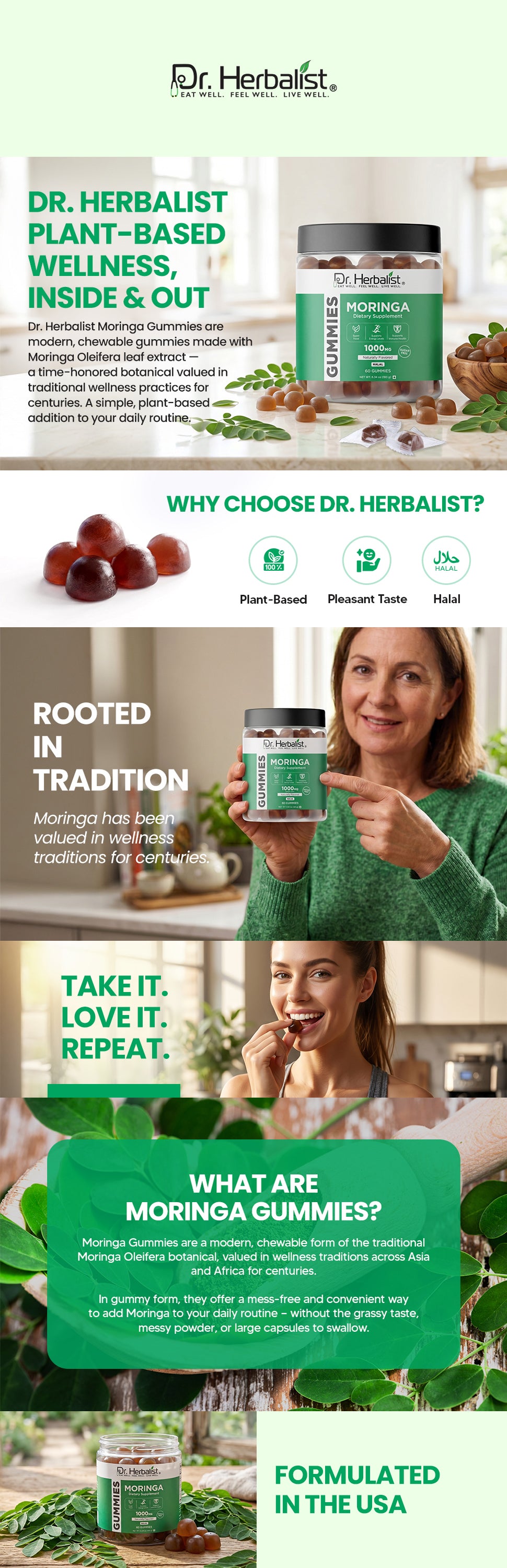 Moringa Gummies 60ct - Moringa Oleifera, Chewable — feature 1
