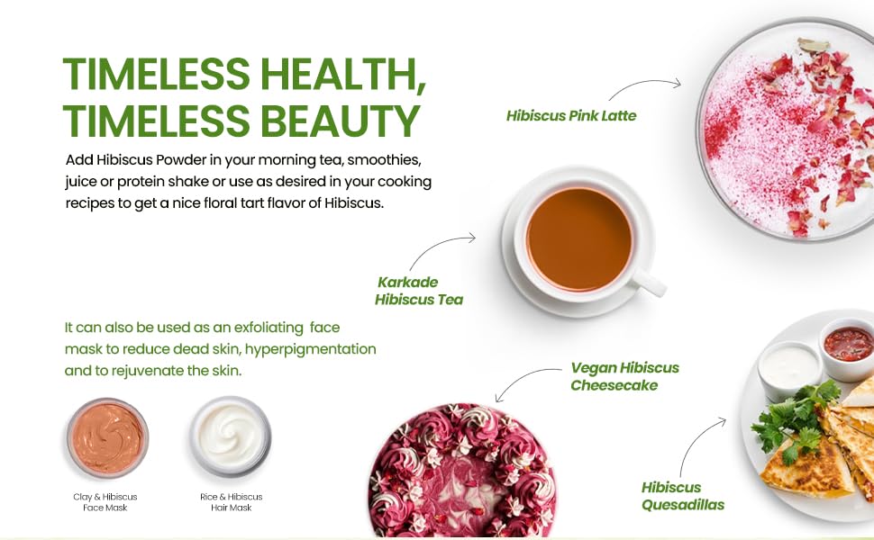 Hibiscus Powder 200g — Single-Ingredient Hibiscus Flower | A Natural Source of Vitamin C | Halal, No Fillers — feature 6