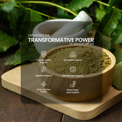 Neem Powder 200g — Single-Ingredient Azadirachta Indica Leaf | DIY Hair & Skin | Halal, No Fillers