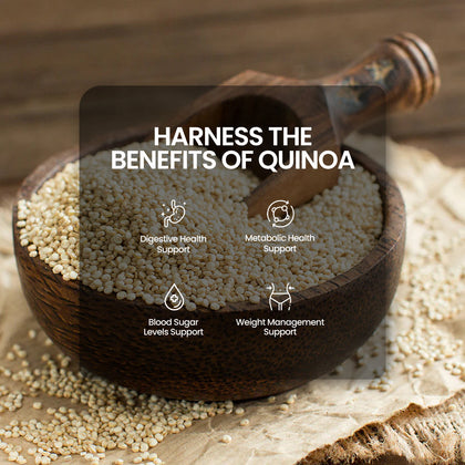 Quinoa 400g — Chenopodium Quinoa | Gluten-Free Plant Protein & Fiber | Halal