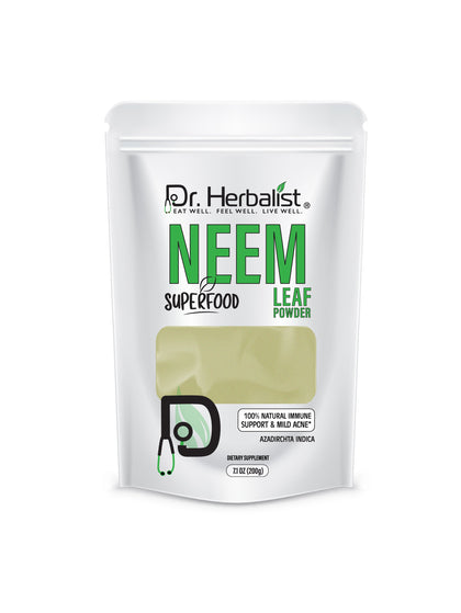 Neem Powder 200g — Single-Ingredient Azadirachta Indica Leaf | DIY Hair & Skin | Halal, No Fillers
