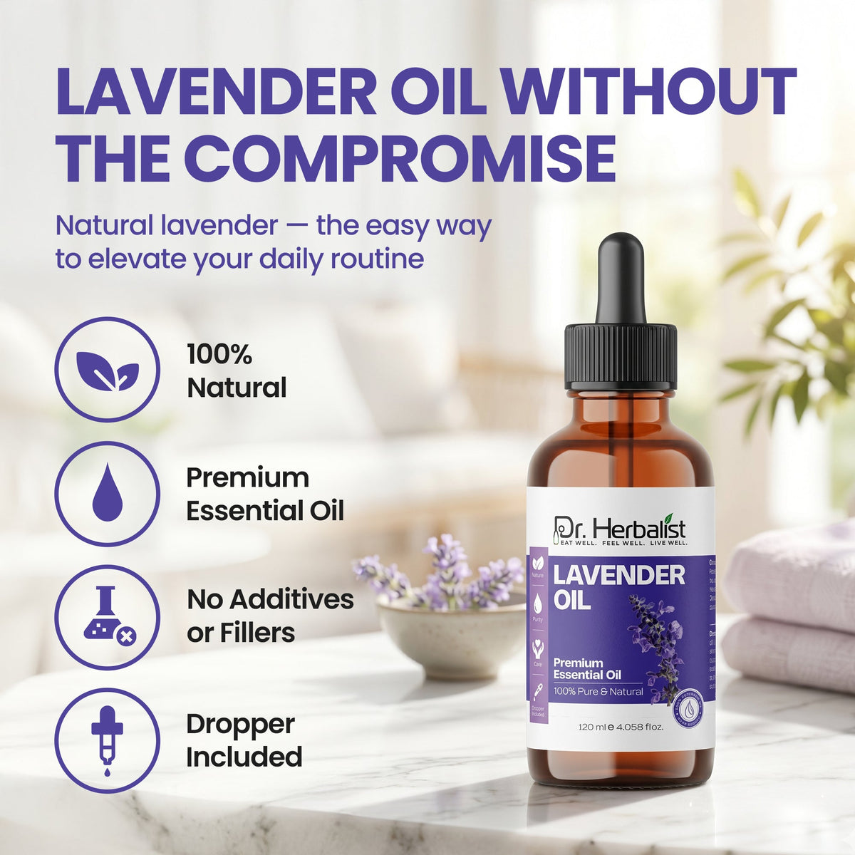 Lavender Oil 120mL — feature 1