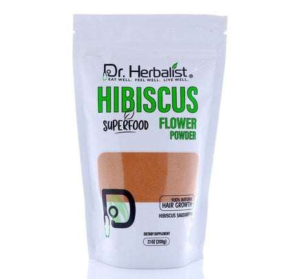 Hibiscus Powder 200g — Single-Ingredient Hibiscus Flower | A Natural Source of Vitamin C | Halal, No Fillers