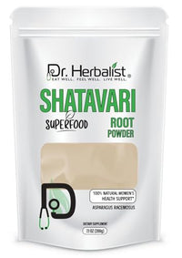 Shatavari Powder 200g, Single-Ingredient Asparagus Racemosus | Stress & Vitality | Halal, No Fillers