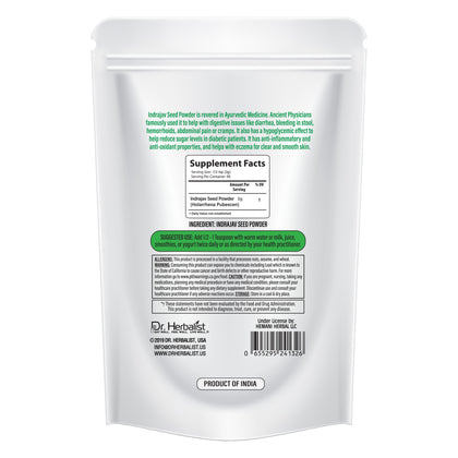 Inderju (Kutaja) Powder 200g, Single-Ingredient Holarrhena Pubescens | Traditional Ayurvedic Wellness | Halal, No Fillers