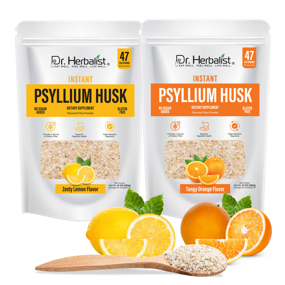 Fiber Duo: Psyllium Drink Mix, Lemon + Orange - product photo 1