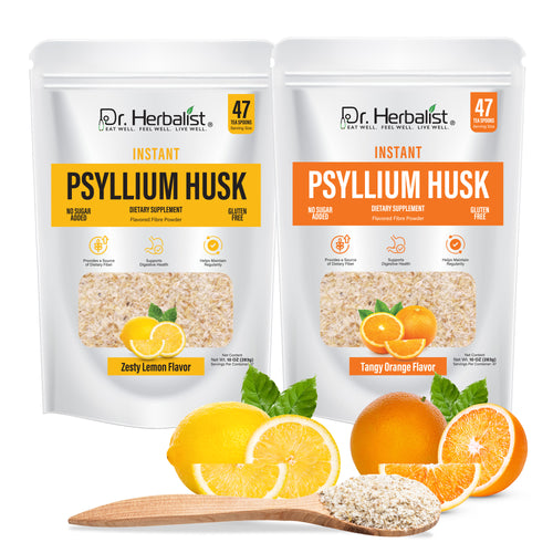 Fiber Duo: Psyllium Drink Mix, Lemon + Orange - product photo 1