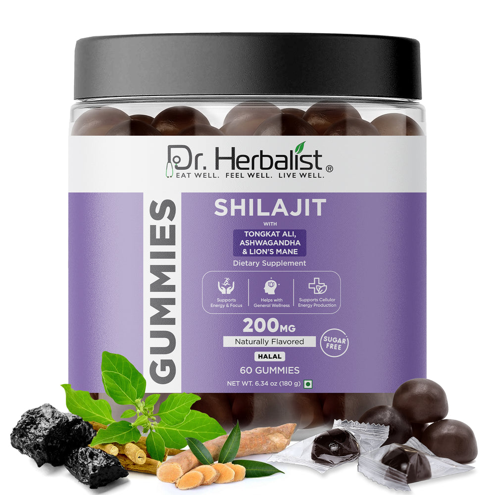 Shilajit 4-in-1 Gummies (60 ct) with Tongkat Ali & Lion's Mane - product photo 1