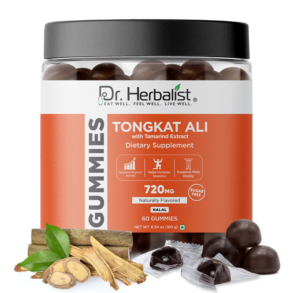 Dr. Herbalist Tongkat Ali Gummies (60 Gummies) | Herbal Gummies for Daily Wellness