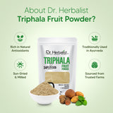 Triphala Powder 200g, Single-Blend Amla, Bibhitaki & Haritaki (Three-Fruit Blend) | Digestive Wellness | Halal, No Fillers view 6