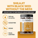 Shilajit with Black Seed Gummies (90 ct), Nigella Sativa & Purified Himalayan Shilajit | Immune & Everyday Wellness | Halal view 3