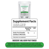 Amla Powder 200g, Single-Ingredient Indian Gooseberry | Natural Vitamin C for Immune, Hair & Skin | Halal, No Fillers view 3