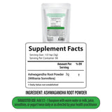 Ashwagandha Root Powder 200g, Single-Ingredient Withania Somnifera | Calm, Focus & Stress Support | Halal, No Fillers view 3