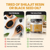 Shilajit with Black Seed Gummies (60 ct), Nigella Sativa & Purified Himalayan Shilajit | Immune & Everyday Wellness | Halal view 4