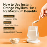 Fiber Duo: Instant Psyllium Drink Mix, Zesty Lemon + Orange | Two Flavors of Daily Plant-Based Fiber | Halal view 7