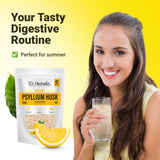Instant Psyllium Husk Fiber Drink Mix 283g, Zesty Lemon | Plant-Based Soluble Fiber for Daily Digestive Wellness | Halal view 6