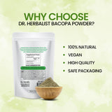 Bacopa Powder 200g — Single-Ingredient Bacopa Monnieri (Brahmi) | Calm, Focus & Stress Support | Halal, No Fillers view 6