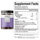 Shilajit Gummies 4-in-1 with Tongkat Ali, Ashwagandha & Lion's Mane (90 ct), Sugar-Free | Energy, Focus & Vitality | Halal view 2