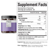 Shilajit Gummies 4-in-1 with Tongkat Ali, Ashwagandha & Lion's Mane (60 ct), Sugar-Free | Energy, Focus & Vitality | Halal view 2