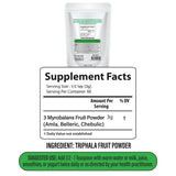Triphala Powder 200g, Single-Blend Amla, Bibhitaki & Haritaki (Three-Fruit Blend) | Digestive Wellness | Halal, No Fillers view 5