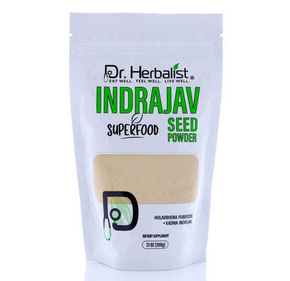 Inderju (Kutaja) Powder 200g, Single-Ingredient Holarrhena Pubescens | Traditional Ayurvedic Wellness | Halal, No Fillers