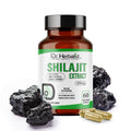 Shilajit Capsules 450mg — Purified Himalayan with Fulvic Acid | Supports Everyday Energy & Vitality | Halal, Capsules