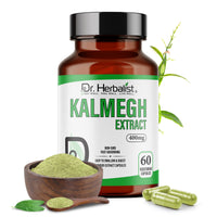 Andrographis (Kalmegh) Capsules 400mg, Paniculata, King of Bitters | Traditionally Supports Digestive Wellness | Halal, Capsules