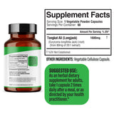 Tongkat Ali Extract Capsules, Eurycoma Longifolia (Longjack) | Traditional Vitality Botanical | Halal, Capsules view 2