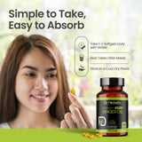 Ginger Oil Capsules 1600mg, Zingiber Officinale, Gingerols | No Spicy Burn | 60 Halal Softgels view 7