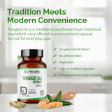 Tongkat Ali Extract Capsules, Eurycoma Longifolia (Longjack) | Traditional Vitality Botanical | Halal, Capsules view 5
