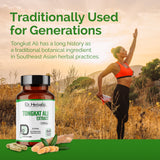 Tongkat Ali Extract Capsules, Eurycoma Longifolia (Longjack) | Traditional Vitality Botanical | Halal, Capsules view 6