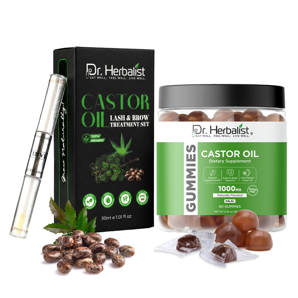 Lash Ritual Duo: Lash & Brow Serum + Castor Oil Gummies - product photo 1