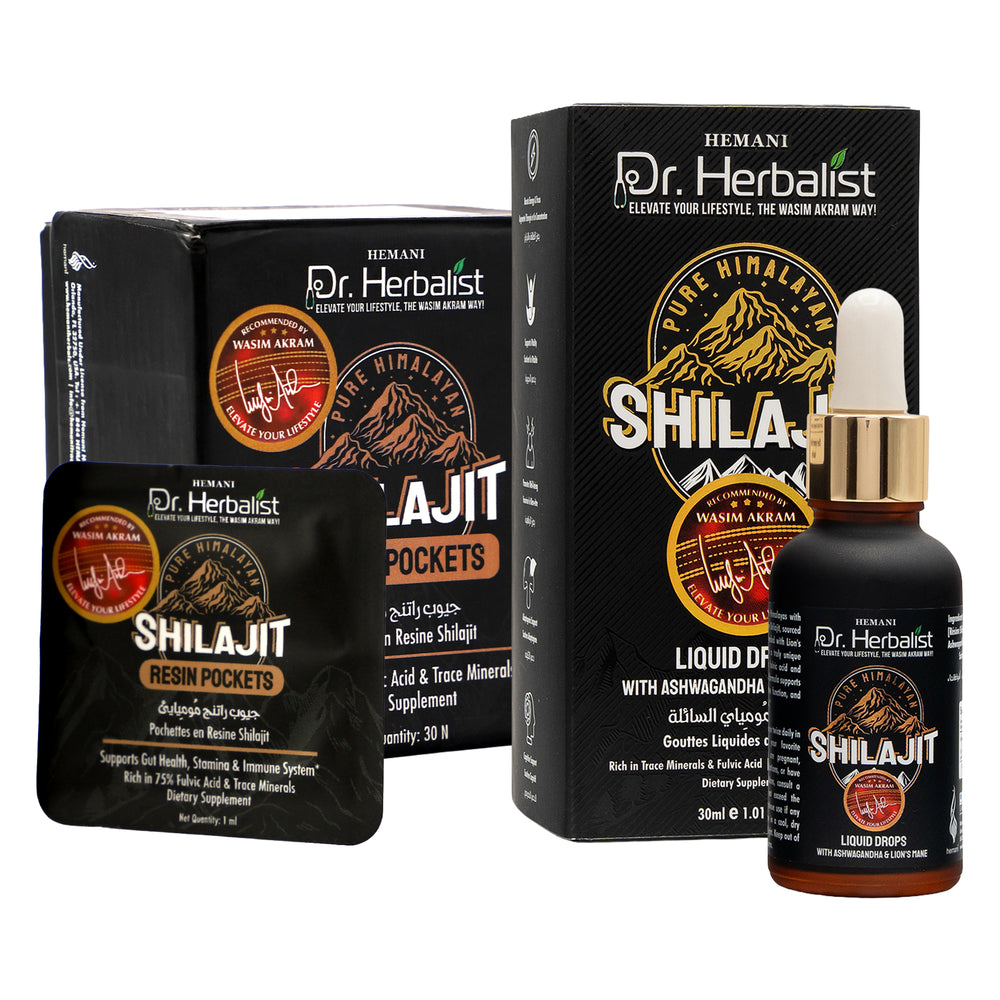 Shilajit Starter Set: Resin Pockets + Liquid Drops - product photo 1