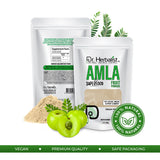 Amla Powder 200g — Single-Ingredient Indian Gooseberry | Natural Vitamin C for Immune, Hair & Skin | Halal, No Fillers view 2