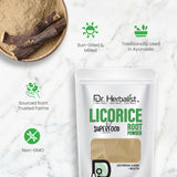 Licorice Root Powder 200g, Single-Ingredient Glycyrrhiza Glabra (Mulethi) | Naturally Sweet | Halal, No Fillers view 6