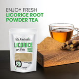 Licorice Root Powder 200g, Single-Ingredient Glycyrrhiza Glabra (Mulethi) | Naturally Sweet | Halal, No Fillers view 7