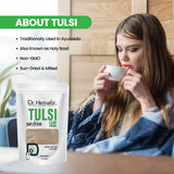 Tulsi (Holy Basil) Powder 200g, Single-Ingredient Ocimum Tenuiflorum | Stress Support | Halal, No Fillers view 7