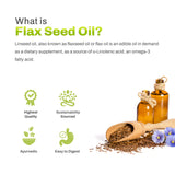 Flaxseed Oil Capsules 1600mg — Cold-Pressed, Fish-Free | Plant Omega-3 ALA | 60 Halal Softgels view 5