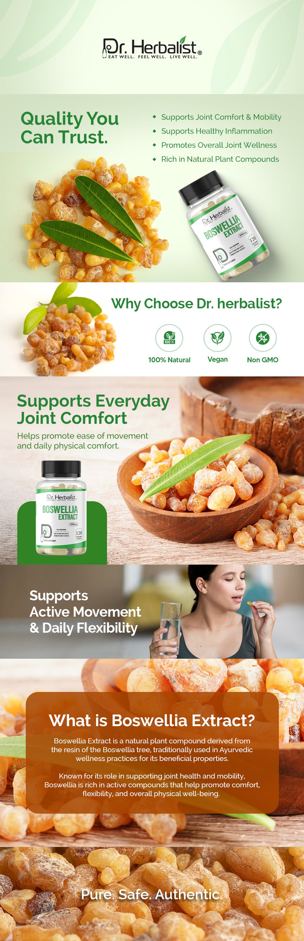 Boswellia Extract 500mg — Serrata, Indian Frankincense | Treasured in Traditional Wellness | Halal, Capsules — feature 1