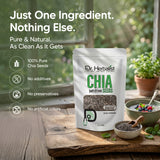 Chia Seeds 400g — Raw Salvia Hispanica | Plant Fiber & Omega-3 ALA | Halal view 6