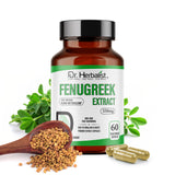 Fenugreek Capsules 350mg (Methi) — Trigonella Foenum-Graecum | Traditionally Supports Digestive Wellness | Halal, Capsules view 2
