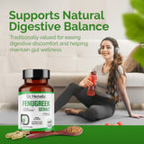 Fenugreek Capsules 350mg (Methi) — Trigonella Foenum-Graecum | Traditionally Supports Digestive Wellness | Halal, Capsules view 7