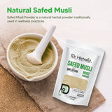 Safed Musli Powder 200g — Single-Ingredient Chlorophytum Borivilianum (White Musli) | Traditional Ayurvedic | Halal, No Fillers view 7