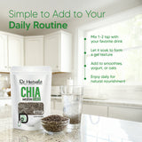 Chia Seeds 400g — Raw Salvia Hispanica | Plant Fiber & Omega-3 ALA | Halal view 5