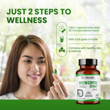 Green Coffee Bean Extract 450mg — Coffea Arabica, Unroasted | Naturally Rich in Chlorogenic Acid | Halal, 60 Capsules view 5