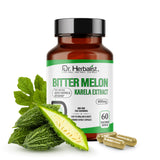 Karela (Bitter Melon) Extract 400mg, Momordica Charantia | Traditionally Supports Digestive Wellness | Halal, Capsules view 2
