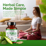 Karela (Bitter Melon) Extract 400mg, Momordica Charantia | Traditionally Supports Digestive Wellness | Halal, Capsules view 7
