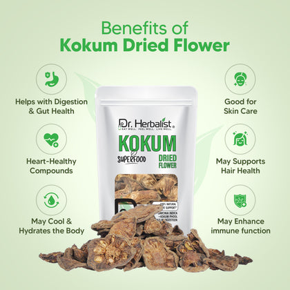 Kokum 100g, Garcinia Indica Dried Souring Fruit | Traditional Tangy Flavour | Halal