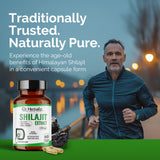 Shilajit Capsules 450mg — Purified Himalayan with Fulvic Acid | Supports Everyday Energy & Vitality | Halal, Capsules view 7