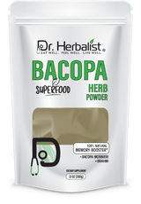 Bacopa Powder 200g — Single-Ingredient Bacopa Monnieri (Brahmi) | Calm, Focus & Stress Support | Halal, No Fillers view 1